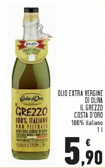 Conad Costa D'Oro Olio Extra Vergine Di Oliva IL Grezzo 1 l offerta