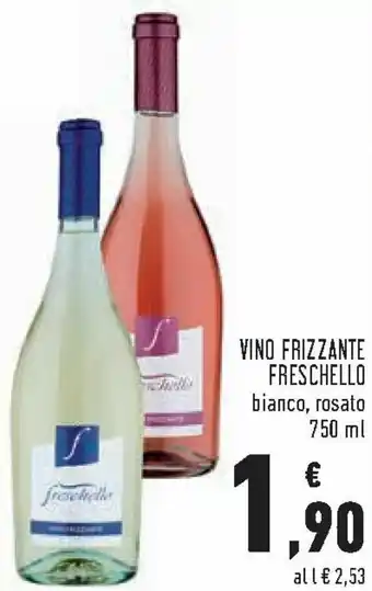 Conad Freschello Vino Frizzante bianco, rosato 750 ml offerta