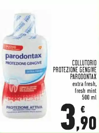 Conad Parodontax Collutorio Protezione Gengive Extra Fresh, Fresh Mint 500 ml offerta
