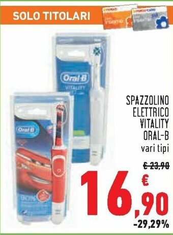 Conad Oral-B Spazzolino Elettrico Vitality offerta