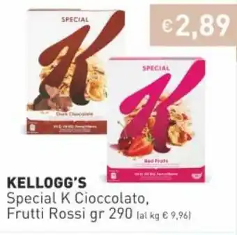 Kellogg's Special K Cioccolato, Frutti Rossi 290gr