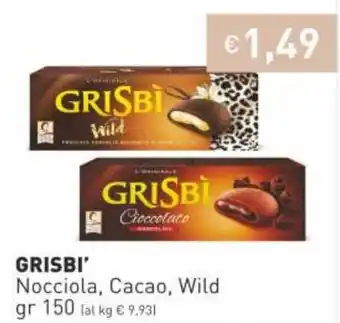 Prezzemolo e Vitale Grisbì Nocciola, Cacao, Wild 150gr offerta