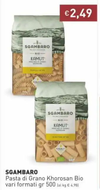 Prezzemolo e Vitale Sgambaro Pasta di Grano Khorosan Bio 500gr offerta
