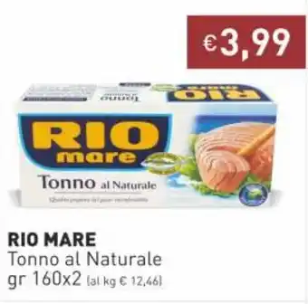 Prezzemolo e Vitale Rio Mare Tonno al Naturale 160gr x 2 offerta