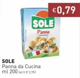 Prezzemolo e Vitale Sole Panna da Cucina 200ml offerta