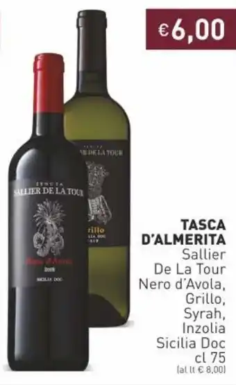 Prezzemolo e Vitale Tasca d'Almerita Sallier De La Tour 75cl offerta