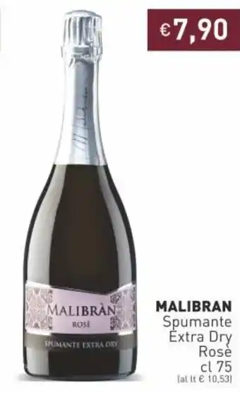 Malibran Spumante Extra Dry Rosè 75cl