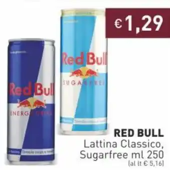 Prezzemolo e Vitale Red Bull Lattina Classico, Sugarfree 250ml offerta