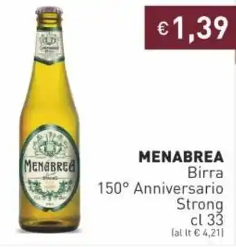Prezzemolo e Vitale Menabrea Birra 33cl offerta