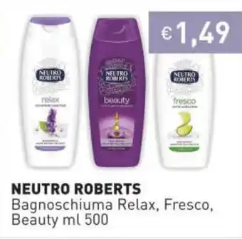 Prezzemolo e Vitale Neutro Roberts Bagnoschiuma Relax, Fresco, Beauty 500ml offerta
