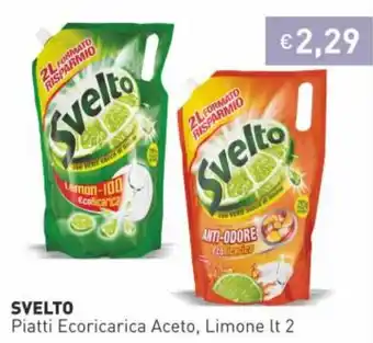 Prezzemolo e Vitale Svelto Piatti Ecoricarica Aceto, Limone 2lt offerta