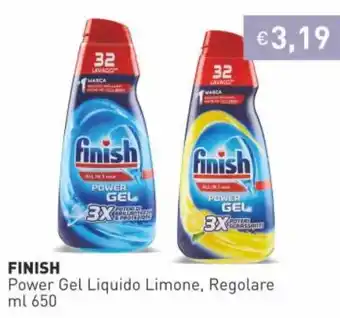 Prezzemolo e Vitale Finish Power Gel Liquido Limone, Regolare 650ml offerta