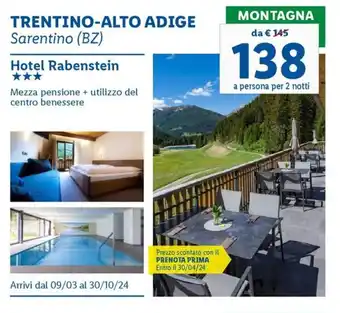 Lidl Viaggi Hotel Rabenstein offerta