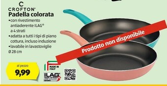 ALDI Crofton Padella Colorata offerta