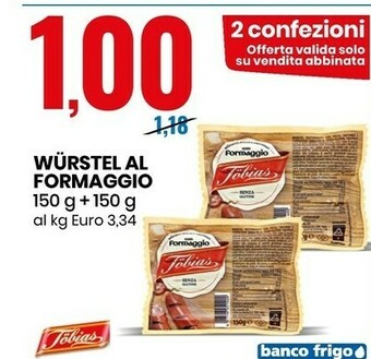 Eurospin Tobias Wursel Al Formaggio offerta