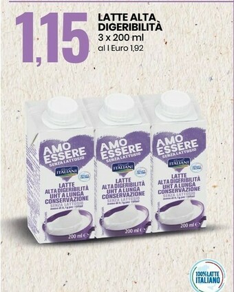 Eurospin Latte Alta Digeribilita offerta