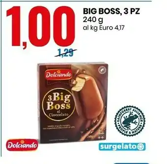 Eurospin Dolciando 3 Big Boss 240 G(ml) offerta