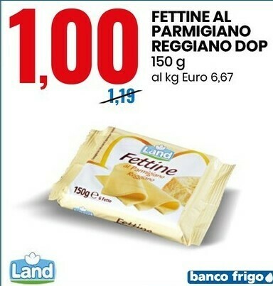 Land Fettine Al Parmigiano Reggiano offerta di Eurospin