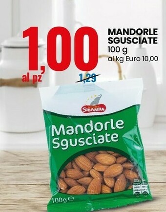 Eurospin Sibamba Mandorle Sgusciate offerta