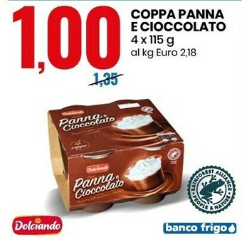 Eurospin Dolciando Coppa Panna E Cioccolato offerta