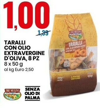 Tre Mulini - Taralli Con Olio Extravergine Di Oliva 5% 400 G(ml)
