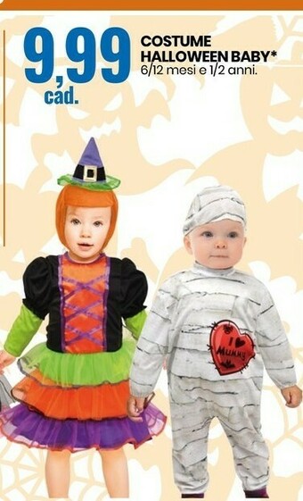 Eurospin Costume Halloween Baby offerta