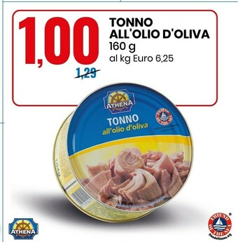 Eurospin Athena Tonno All Olio Di Oliva offerta