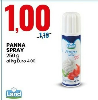 Eurospin Land Panna Spray offerta