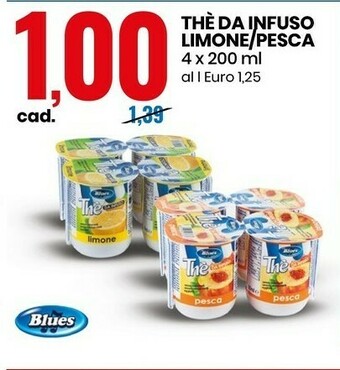 Eurospin Blues The Da Infuso Limone/ Pesca offerta