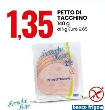 Eurospin Fresche fette Petto Di Tacchino offerta