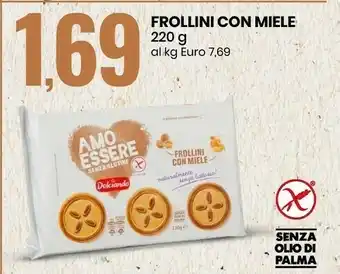 Eurospin Dolciando Frollini Con Miele offerta