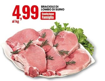 Eurospin Braciole Di Lombo Di Suino offerta
