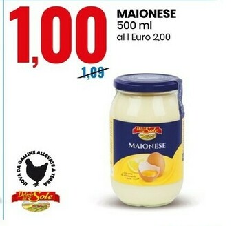 Eurospin Delizie dal Sole Maionese offerta