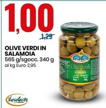 Eurospin Varia Gusto Olive Verdi In Salamoia offerta