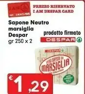 Despar Sapone di marsiglia offerta