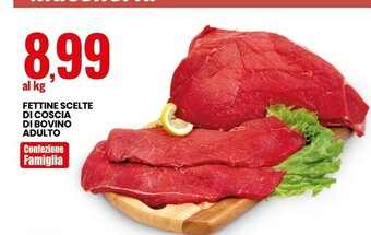 Eurospin Fettine Scelte Di Coscia Di Bovino Adulto offerta