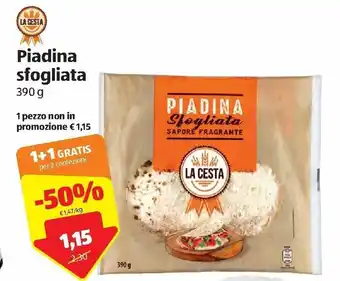 ALDI La Cesta Piadina sfogliata 390g offerta