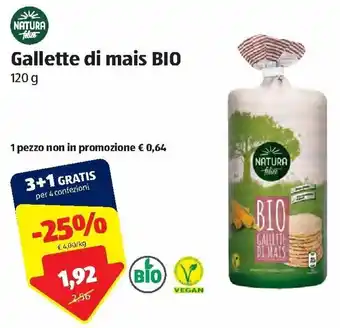 ALDI Natura Gallette di mais BIO 120g offerta