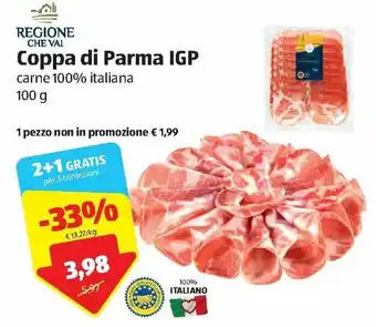 ALDI Coppa di Parma IGP carne 100% italiana 100g offerta
