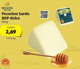 ALDI Regione Che Val Pecorino Sardo DOP dolce 250g offerta