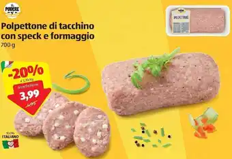 ALDI Polpettone di tacchino con speck e formaggio 700g offerta