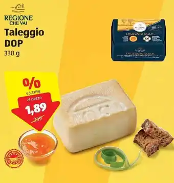 ALDI Regione Che Val Taleggio DOP 330g offerta