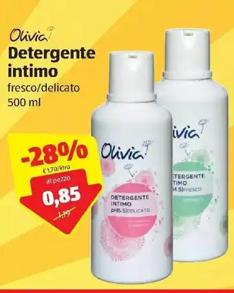 ALDI Olivia Detergente intimo 500 ml offerta