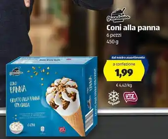 ALDI Coni alla panna 450 g offerta