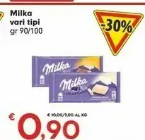 Despar Milka Bubbly 90 G(ml) offerta