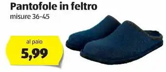 Pantofole in Feltro