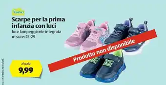 ALDI Scarpe per la Prima Infanzia con Luci offerta