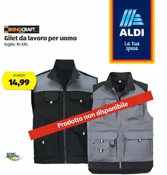 King Craft Gilet da Lavoro per Uomo