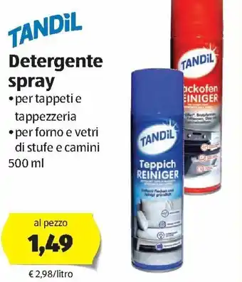 ALDI Tandil Detergente Spray offerta