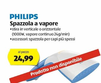 ALDI Philips Spazzola a vapore offerta